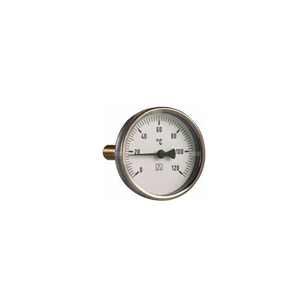 Termometr bimetaliczny AFRISO BiTh fi 80 mm 0…60'C tuleja 63 mm połączenie ax