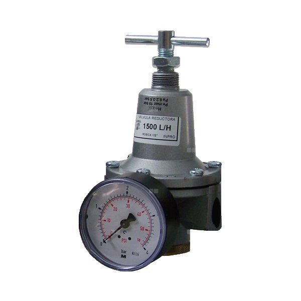 Regulator ciśnienia oleju AFRISO MRED, GW 1'', 25 bar 3000 l/h z manometrem