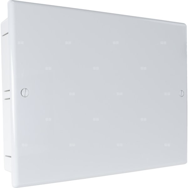 Plastikowa szafka do rozdzielacza wody użytkowej ADM, 8 punktów poboru, 330 X 530 X 88 mm