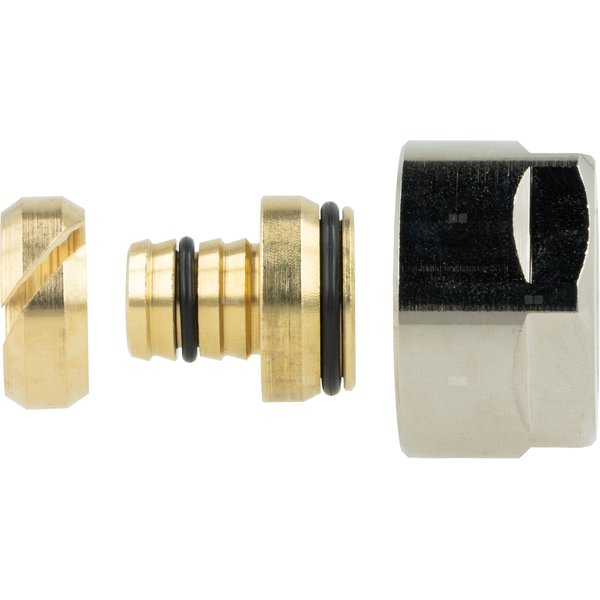 Złączka zaciskowa uniwersalna do rur z tworzywa z gwintem 3/4'', 16x2 mm
