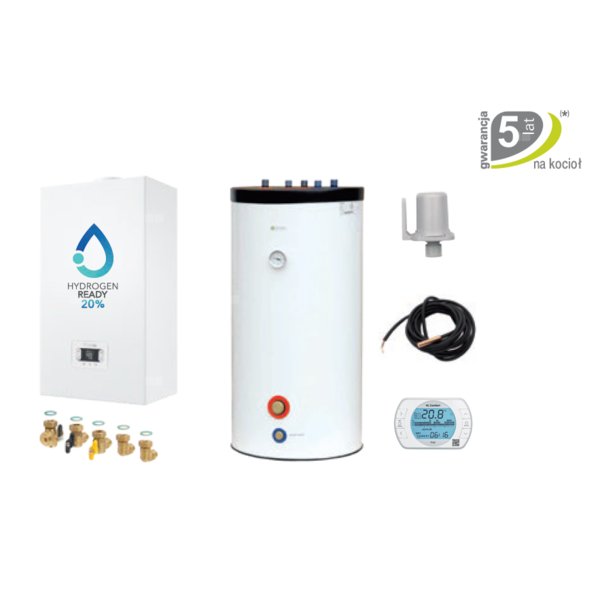 Pakiet z kotłłem kondensacyjnym CIAO X 25R + IDRA TOP 120 ErP