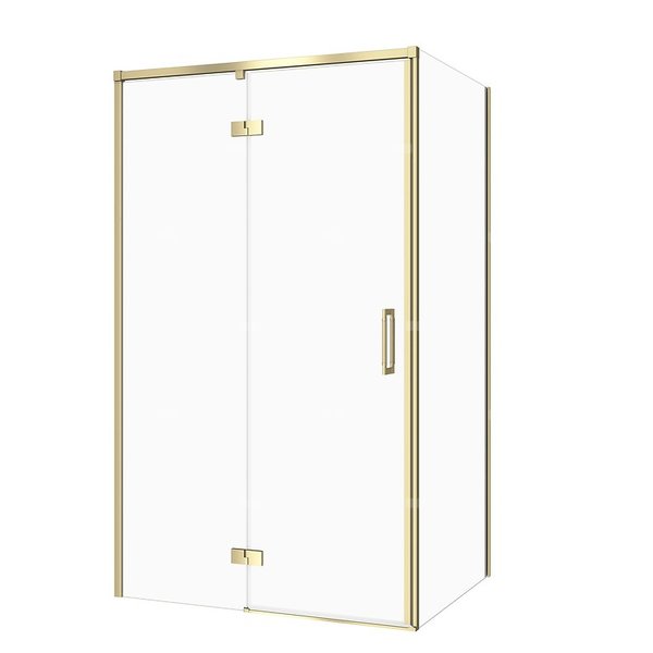 SET C283 KABINA LARGA ZAWIAS LEWA ZŁOTA MAT 120X80X195 SZK TRANS WIR