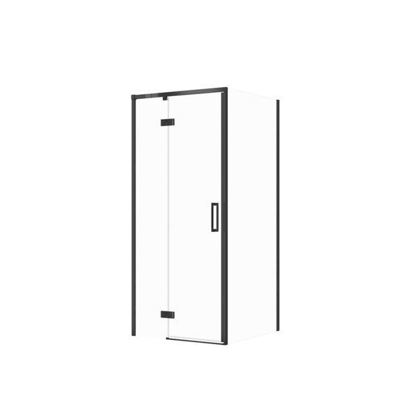 SET B856 KABINA LARGA ZAWIAS LEWA CZARNA 90X90X195 SZK TRANS WIR