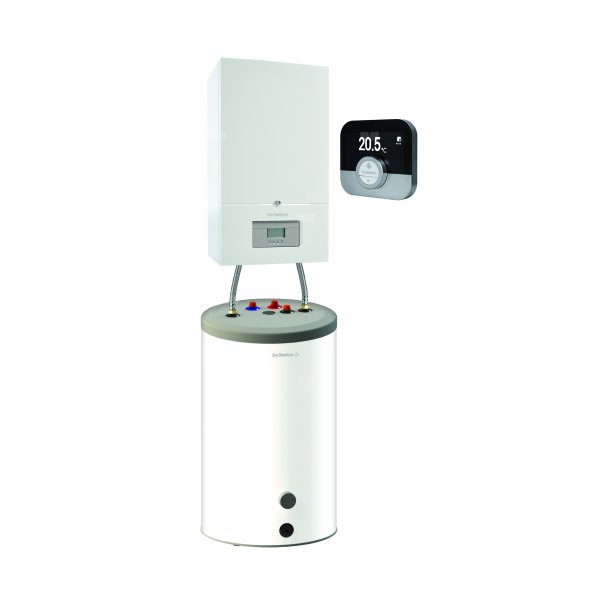 Pakiet - Kocioł gazowy jednofunkcyjny DE DIETRICH Inidens 24 kondensacyjny wiszący 6.3 - 26.1 kW + RegulatorSMART TC + Zasobnik c.w.uSRNB100