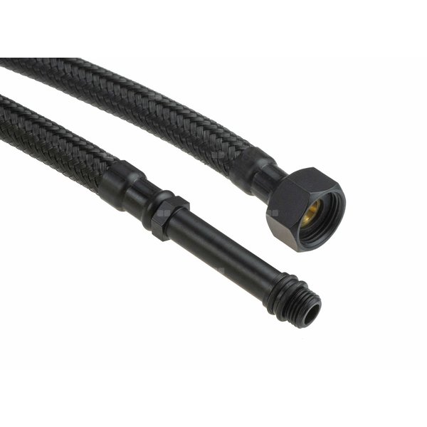 Wężyki przyłączeniowe 3/8 na m10 długość 40 cm, 2 szt., nero