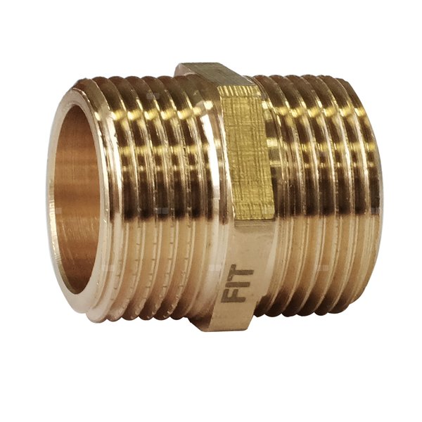Nypel FITTING STRONG mosiądz 2'' x 2'' (GZ)