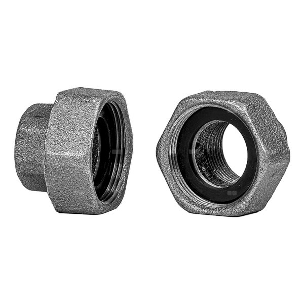 Półśrubunek do pompy czarny FITTING STRONG żeliwo 1'' x 6/4'' (GW)