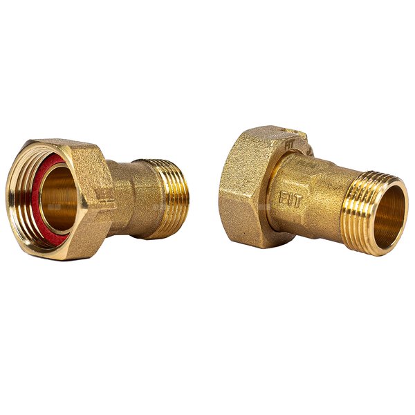 Półśrubunek FITTING STANDARD, mosiądz, 2'' x 1/2'' (GZ x GW)