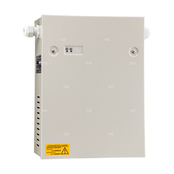 Zasilacz systemowy z podtrzymaniem akumulatorowym, napięcie zasilania 230V, napięcie wyjściowe 12V, bez akumulatora