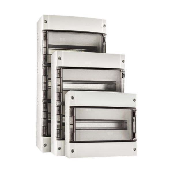 rozdzielnia elektryczna 4-rzędowa, max 56 mod (z kosztem montażu urządzeń systemowych i okablowaniem wewn. )