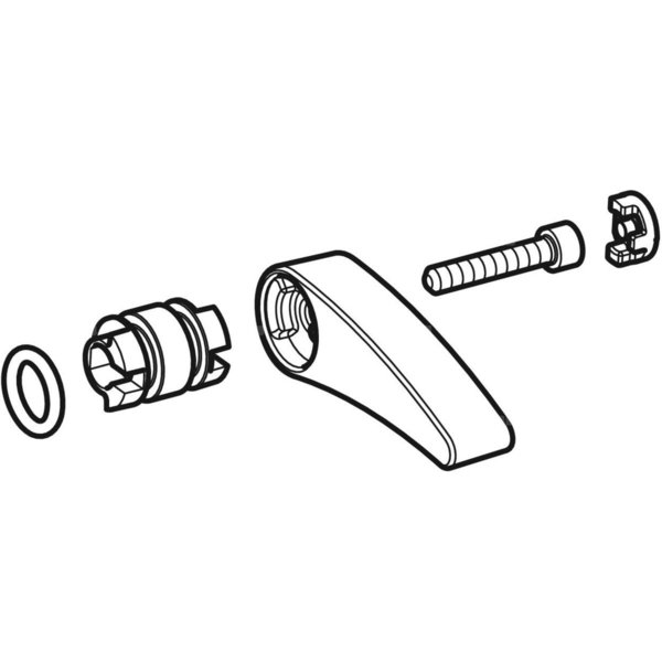 Zestaw dźwigni mieszacza Geberit do baterii umywalkowej typ 185