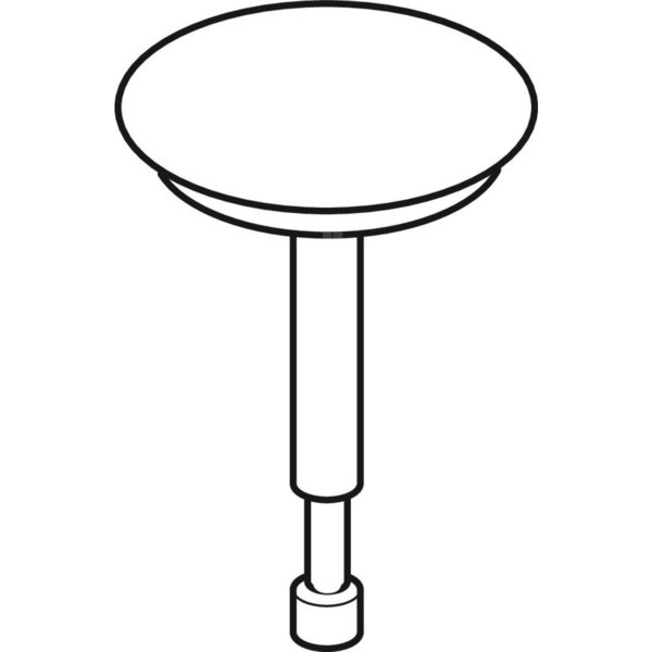 Korek zaworu Geberit: Chrom błyszczący