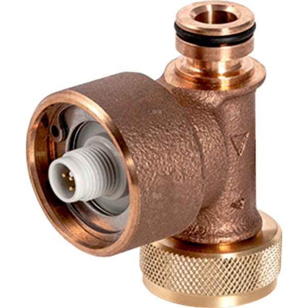 Wewnętrzny czujnik przepływu do spłuczki podtynkowej, do zw i cw