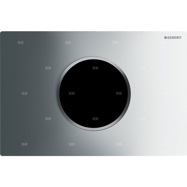 Elektroniczny zestaw uruchamiający WC Geberit, IR, Sigma10, 12cm, chrom bł-chrom mat