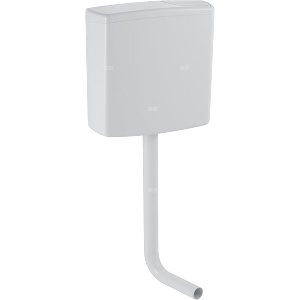 Spłuczka natynkowa GEBERIT AP140, 405 x 410 x 138 mm, sposób zawieszenia:średniowysoki, beż bahama