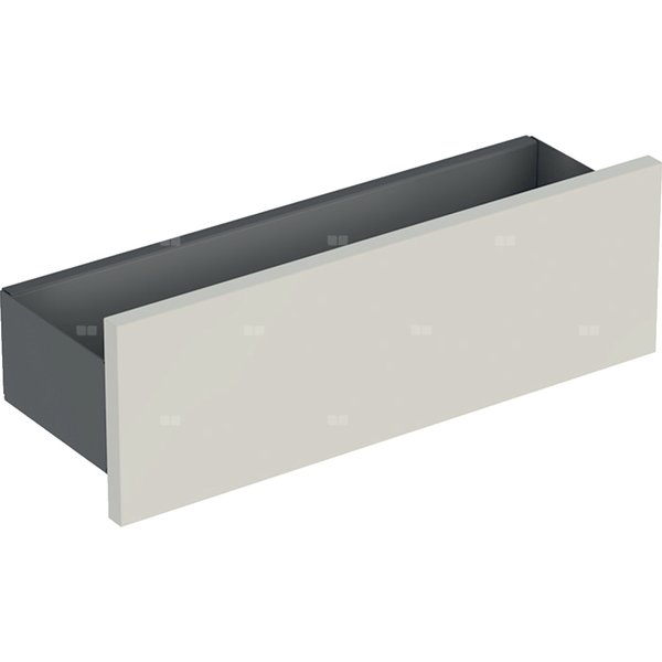 Półka ścienna Geberit Smyle Square: 45x14.8x15cm, Korpus: piaskowy / malowany proszkowo matowy, Front: piaskowy / lakierowany na wysoki połysk