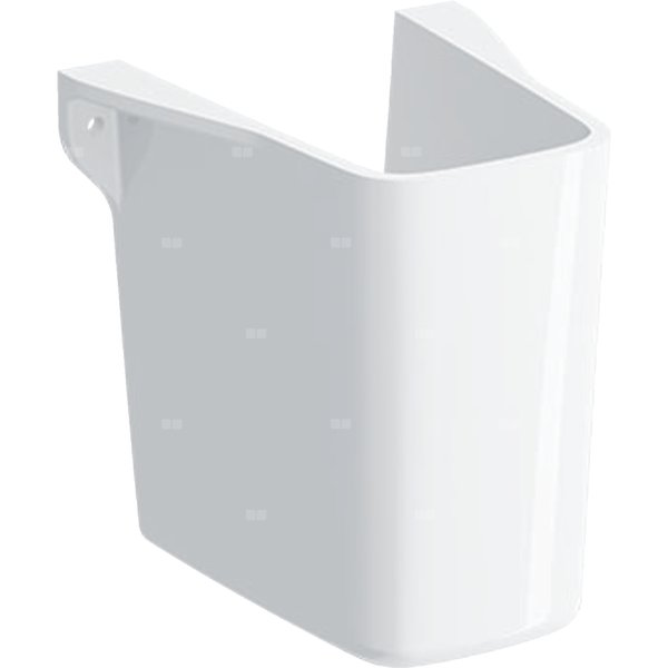 Geberit Selnova Square Półpostument do umywalki kompaktowej, B25cm, H30cm, B25.1cm