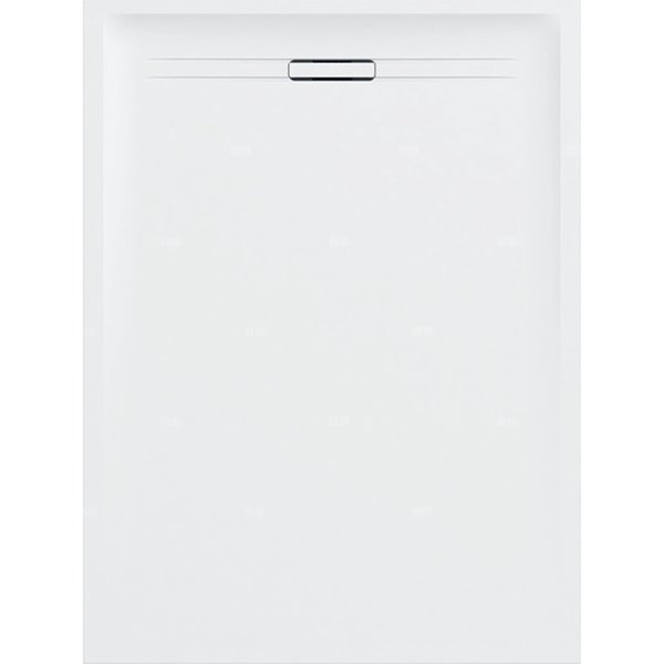 Brodzik prostokątny Geberit Sestra: 100x70x4cm, Biały / Struktura łupka