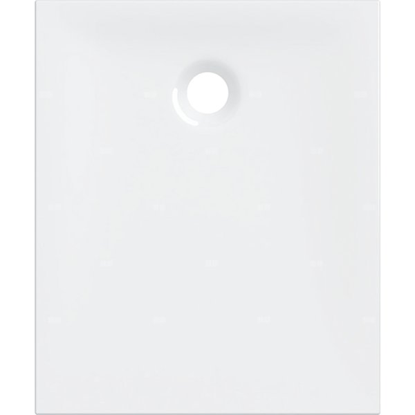 Brodzik prostokątny Geberit Nemea: 90x75x3.5cm, Biały / Błyszczący