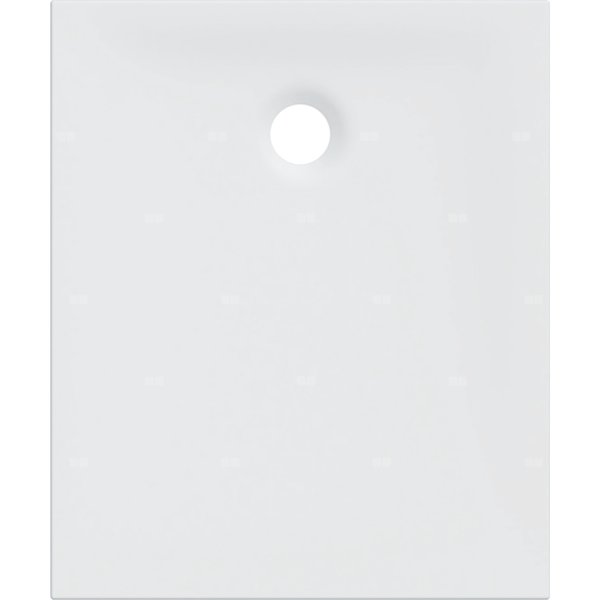 Brodzik prostokątny Geberit Nemea: 90x75x3.5cm, Biały / Matowy