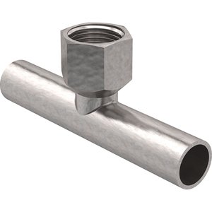 Trójnik Geberit Mapress C-Stahl przejściowy z gw.wewn. d18-Rp½