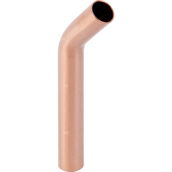Kolano 45' GEBERIT Mapress Kupfer bose, Cu, 42 mm, DN 40 x 42 mm x DN 40 (końcówka wsuwana x końcówka wsuwana)