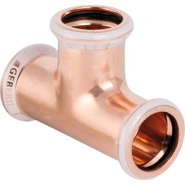 Trójnik GEBERIT Mapress Kupfer równoprzelotowy 90' Cu 54 mm MZ