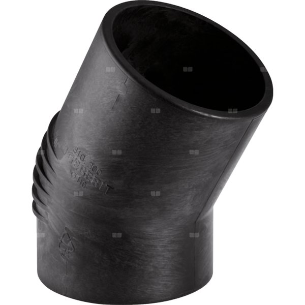 Kolano 30' GEBERIT Silent-db20, PE / polietylen, 160 mm, DN 150 x 160 mm x DN 150 (króciec)