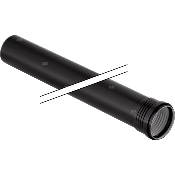 Rura GEBERIT Silent-PP PP-c / PP-md / PP-c 75 x 250 x 2.6 mm z kielichem, biała, czarna