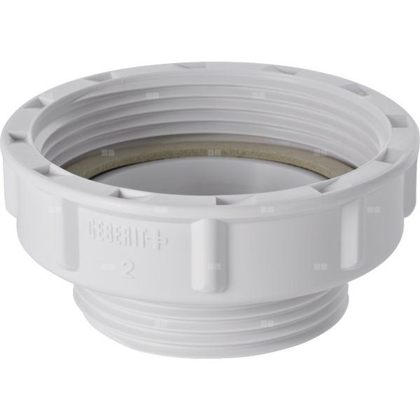 Pierścień GEBERIT redukcja, tworzywo sztuczne (biały), 2'' x 1 1/2'' (GW x GZ) z uszczelką