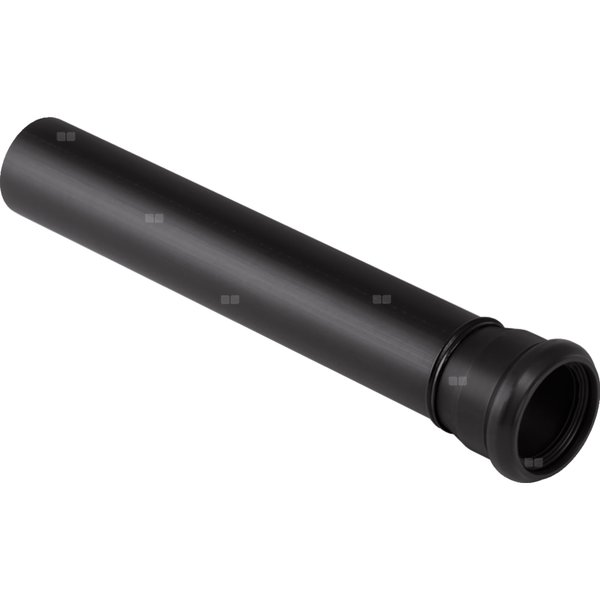 Przedłużka kolana spłukującego Geberit: d=45mm, d1=45mm, Czarny