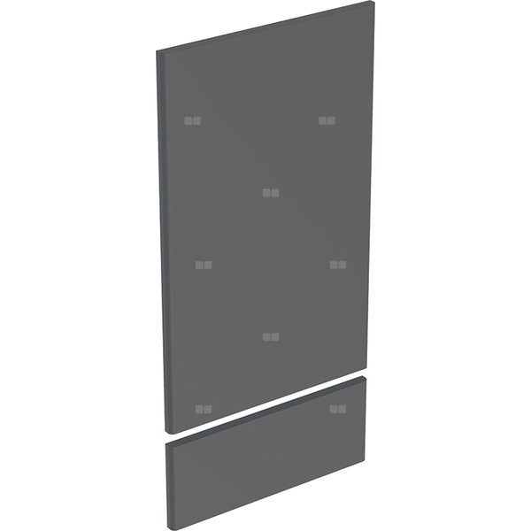 Zestaw drzwi (2 szt.) do szafki z lustrem GEBERIT, kol. biały wysoki połysk szer.500 mm