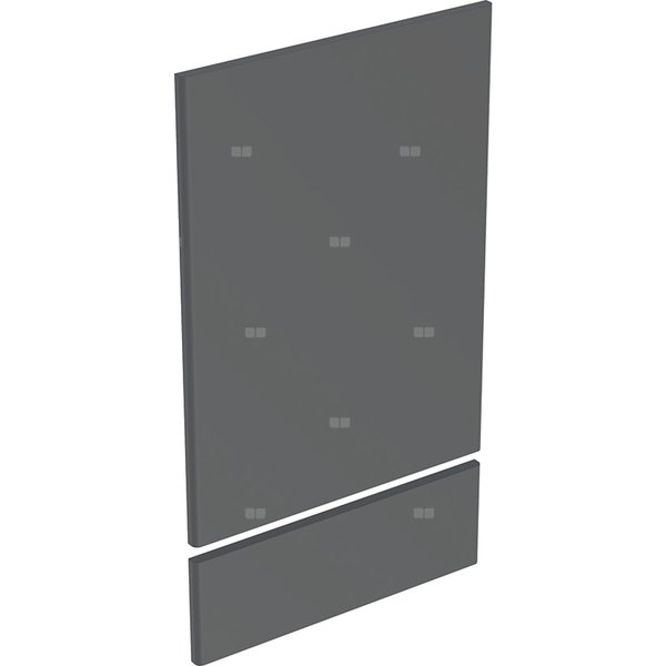 Zestaw drzwi (2 szt.) do szafki z lustrem GEBERIT, kol. biały wysoki połysk szer.600 mm