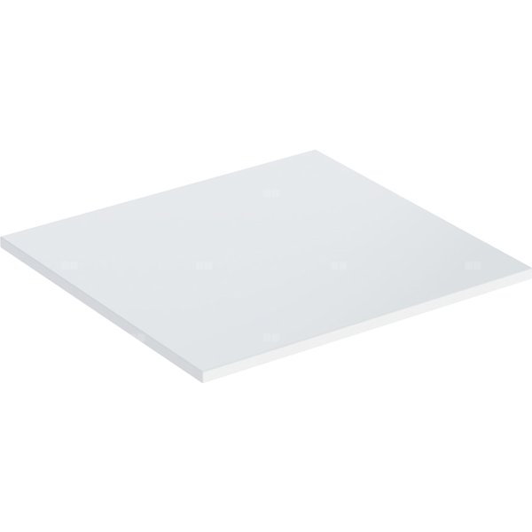 Półka Geberit iCon do elementu bocznego: B=24.6cm, Biały / Lakierowany na wysoki połysk, T=20.2cm