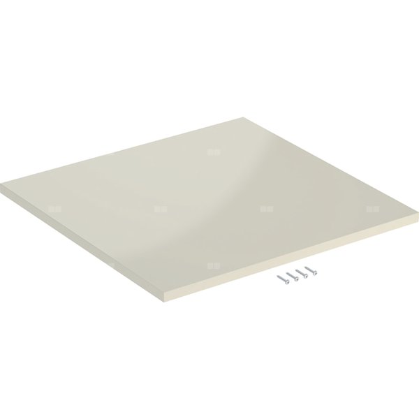 Płyta przykrywająca Geberit iCon do szafki bocznej: Piaskowy szary / Lakierowany na wysoki połysk