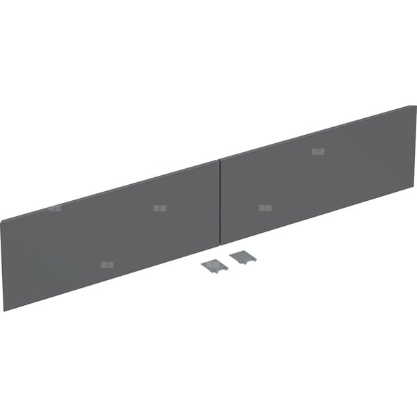 Zestaw frontów szuflad (2 szt.) do dolnej szafki pod umywalkę z dwoma szufladami GEBERIT ONE, kol. lawa matowy