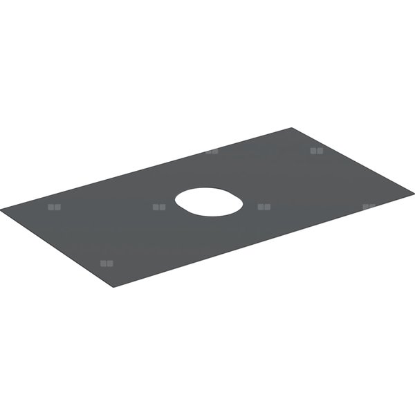 Płyta przykrywająca Geberit do dolnej szafki pod umywalkę stawianą na blat, z jedną szufladą: B=90cm, Lava / Z powłoką melaminową