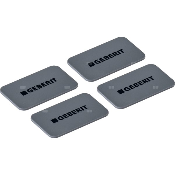 Zestaw zaślepek Geberit Selnova Square do dolnej szafki pod umywalkę meblową, z dwoma szufladami (4 szt.)