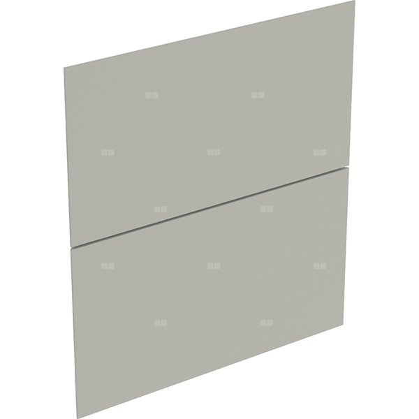Zestaw frontów szuflad (2 szt.) do szafki bocznej GEBERIT ONE, kol. szary matowy szer.450 mm