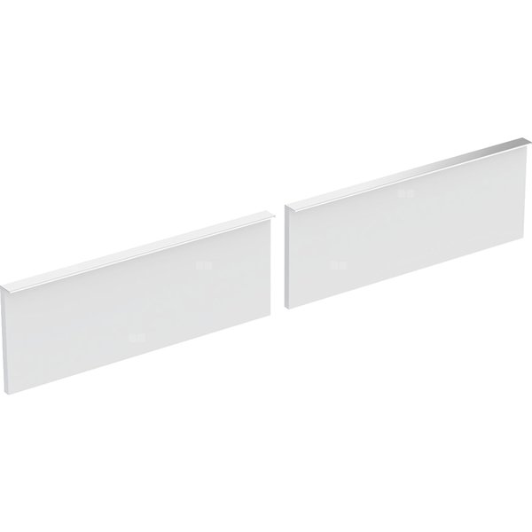 Zestaw frontów szuflad do szafki pod umywalkę podwójną GEBERIT iCon, kol. biały szer.1200 mm