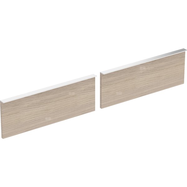 Zestaw frontów szuflad do dolnej szafki pod umywalkę GEBERIT iCon, kol. dąb szer.1200 mm