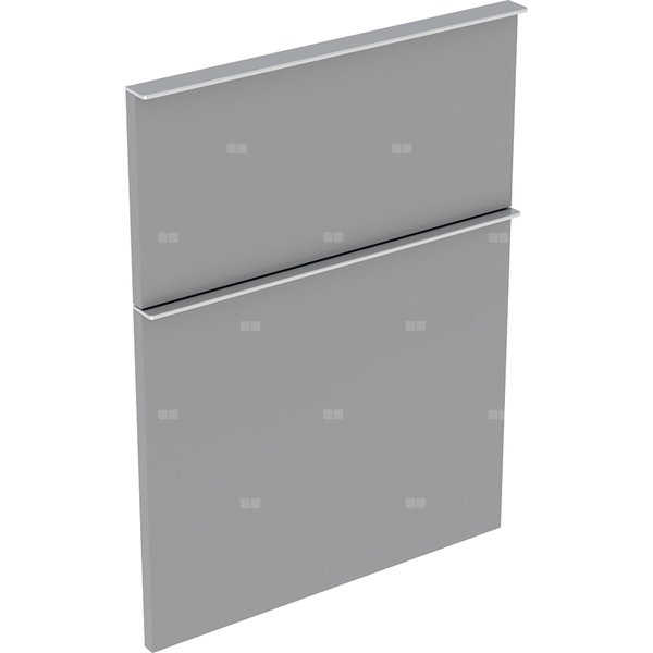 Zestaw frontów szuflad do szafki bocznej GEBERIT iCon, kol. platynowy szer.450 mm
