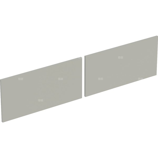 Zestaw frontów szuflad do dolnej szafki pod umywalkę GEBERIT, kol. szary szer.1400 mm