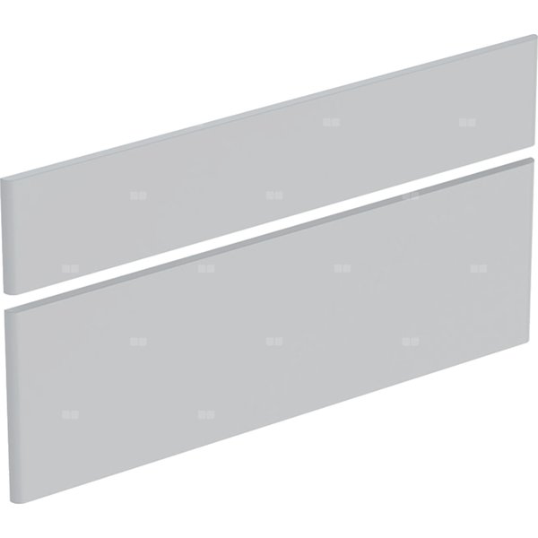 Fronty do szafki podwójnej GEBERIT TRAFFIC, kol. platynowy połysk szer.1200 mm