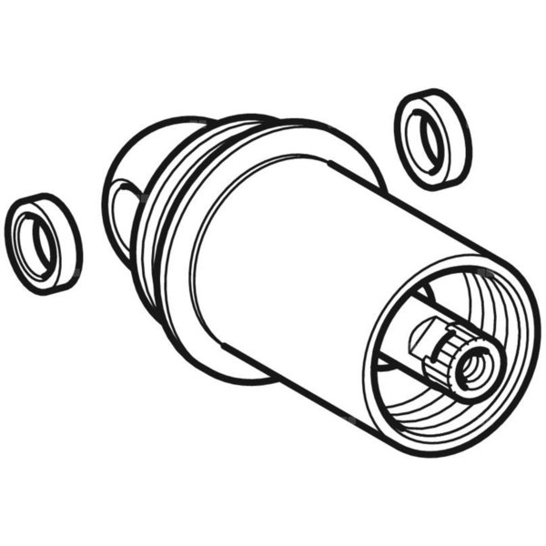 Zestaw głowicy zaworu podtynk. DN8