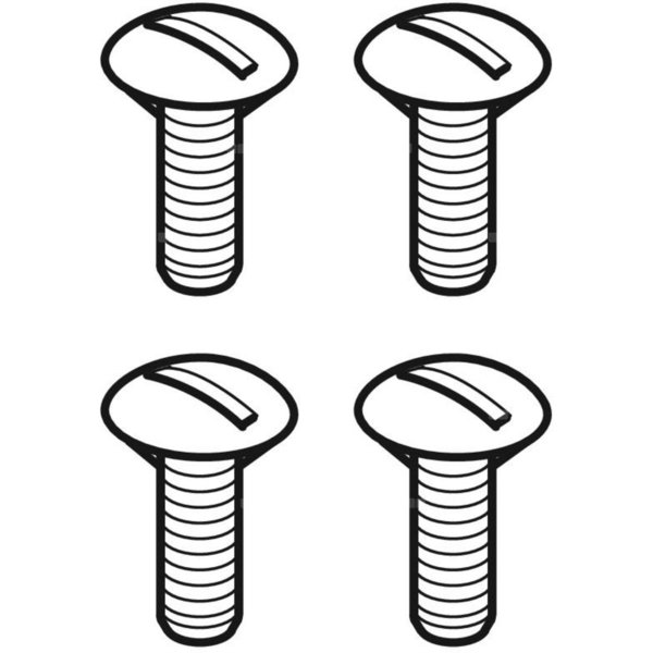 Zestaw śrub mocujących do podświetlanego lustra Keramag Silk