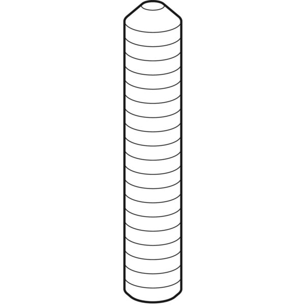 Kołek gwintowany Geberit do ścianki międzypisuarowej z tworzywa sztucznego