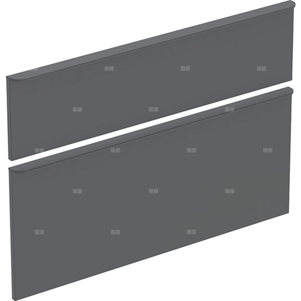Zestaw frontów szuflad do szafki pod umywalkę GEBERIT, kol. lava matowy szer.900 mm