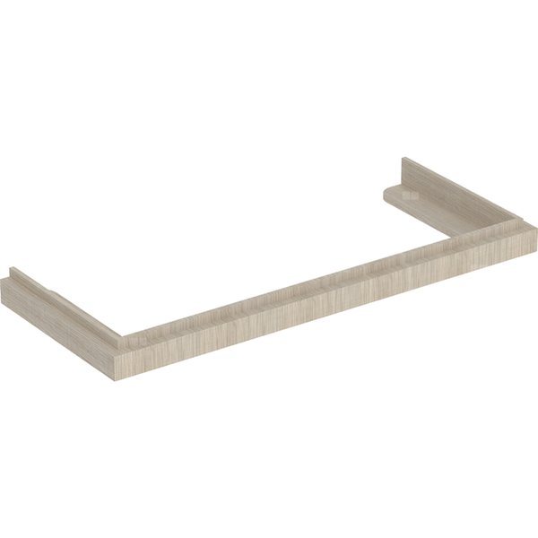 Nasadzany blat Geberit Citterio pod umywalkę: Dąb beżowy, Szerokość umywalki=120cm