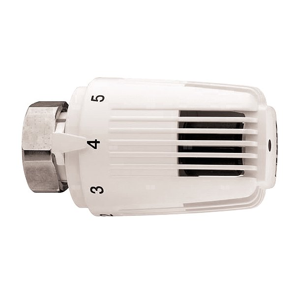 Głowica termostatyczna prosta HERZ, zakres reg. 8-25'C, przyłącze M 28 x 1,5, kolor biały